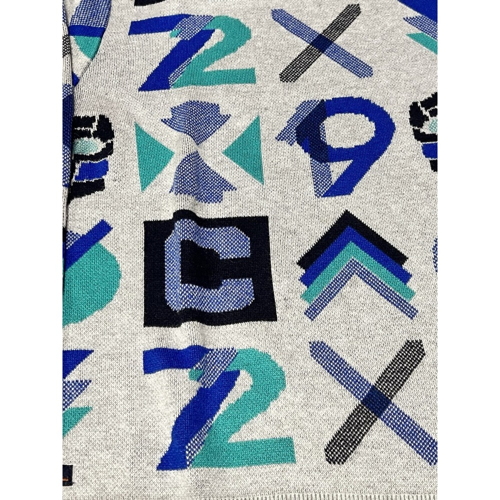 Catimini Bright Graphic Jacquard Sweater Youth Size 12 - Picture 7 of 12